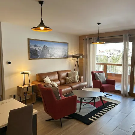 Apprt Moderne 70m2, 3 Chbr, 6 Pers, Sur Les Pistes, Equipe, Garage Interieur Appartement Le Grand-Bornand